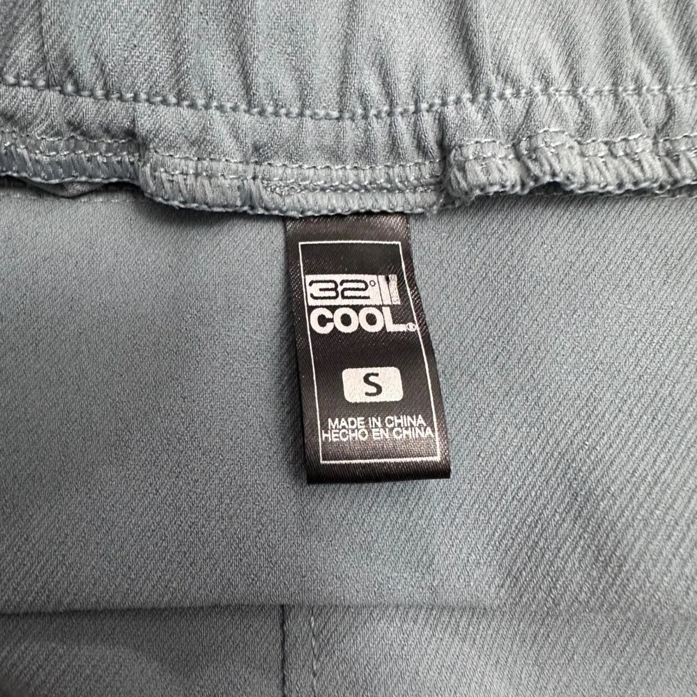 32 Degrees Cool Womens Irish Teal Tapered Ankle Pants Small‎ Athleisure Comfort